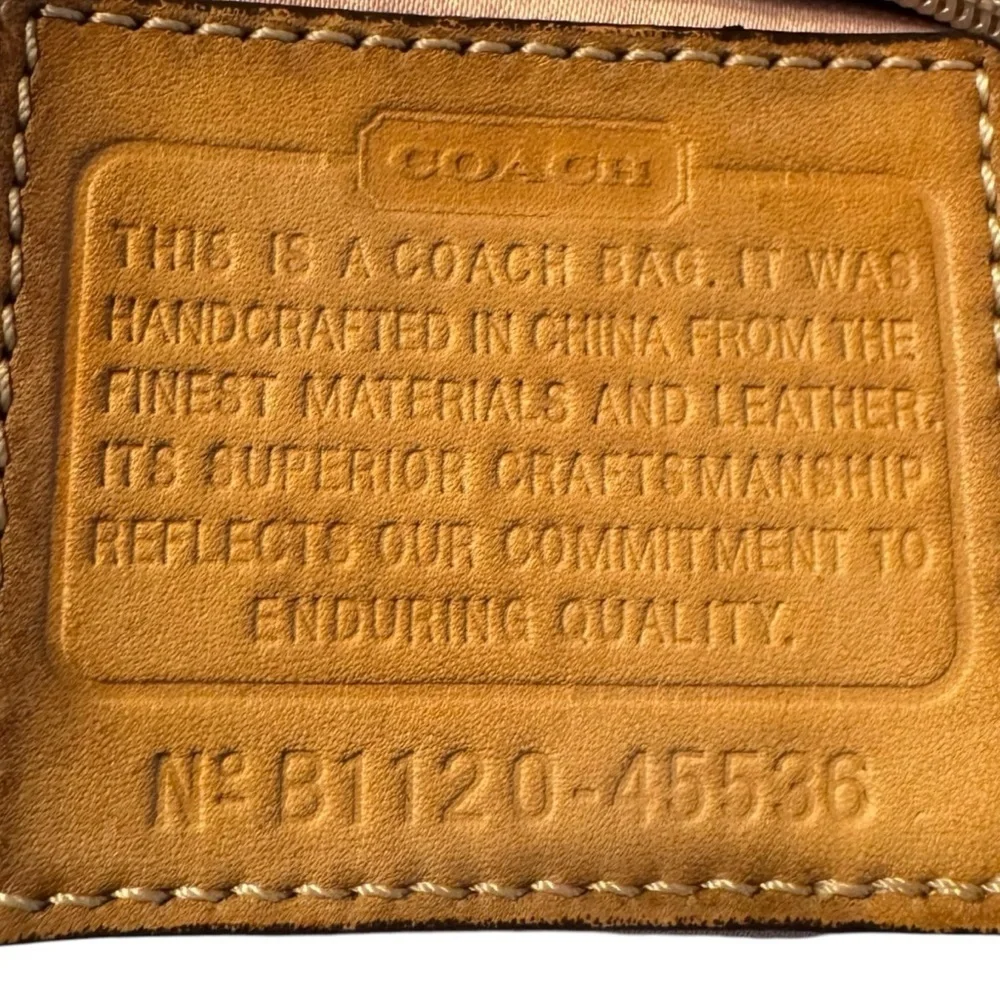 Coach “Julia” Crossbody Silver Metallic Monogram Purse Refurbished 8.5x7.5 - Picture 4 of 11